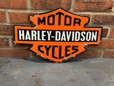Harley Davidson Motorcycles Emblem Sign