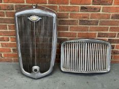 Two Chrome Radiator Grilles From Princess and Wolseley &nbsp;