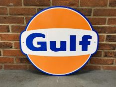 Gulf Metal Emblem Sign
