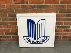 Modern Triumph Illuminated Sign