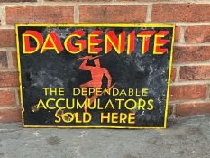 Dagenite Batteries Enamel Sign