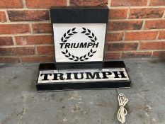 Two Triumph Light Boxes&nbsp;