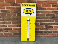Duckhams Q20-50 Motor Oils Enamel Thermometer&nbsp;