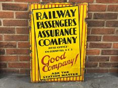 Railway Passengers Assurance Sign