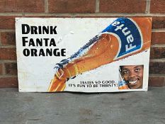 Drink Fanta Orange Tin Sign
