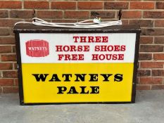 Watneys Pale Ale Original Illuminated Pub Sign