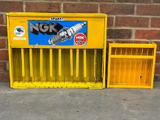 NGK Metal Spark Plug Display and One Other (2)