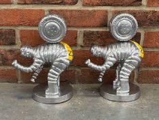 Two Novelty Aluminium Michelin Men &nbsp;&nbsp;