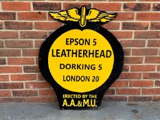AA Leatherhead AA Made Sign