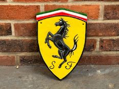 Ferrari Cast Iron Shield Sign