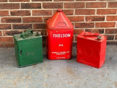 Three Vintage Fuel Cans&nbsp;