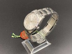 ROLEX, Air-King, stainless steel, center seconds wristwatch, Ref 114210, M243752.
