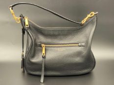 MARC JACOBS, Hobo Recruit in black with dustbag