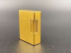DUPONT, gold plated gas lighter,
