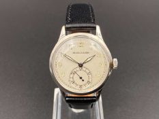 JAEGER-LE COULTRE, mid 20th century stainless steel wrtistwatch, 306425,