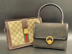 GUCCI AND SAMOT, two various vintage hand bags.
