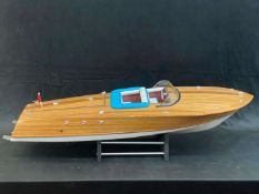 RIVA AQUARAMA “MONACO 100”, &nbsp;battery powered model boat