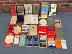 Quantity of Vintage Road Maps