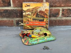 Mettoy Tin Plate Boxed Twin Tunnel Trains