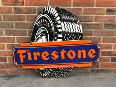 Firestone Tyres Enamel Sign