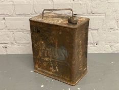Pratts, a 1920's 2-gallon petrol can,