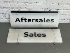 Perspex Modern Sales and Aftersales Dealership Signs