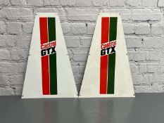 Two Castrol GTX Aluminum Signs &nbsp;