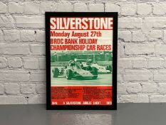 Silverstone 1973 Original Race Poster