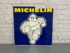 Michelin Running Man Aluminium Sign a/f