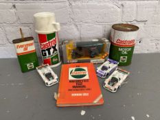 Castrol, a mixed lot of items,