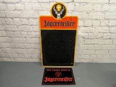 Two Jagermeister Signs
