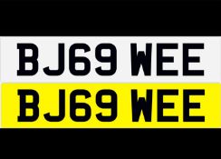 &nbsp; BJ69 WEE Registration number&nbsp;
