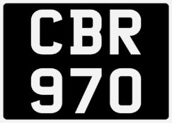 &nbsp; CBR 970 Registration Number&nbsp;