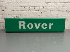 Rover Dealership Illuminated Hanging Sign