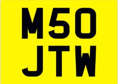 &nbsp; M50 JTW Registration Number&nbsp;