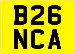 &nbsp; B26 NCA Registration Number&nbsp;
