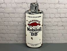 Gargoyle “Mobiloil BB” Canister Enamel Sign&nbsp;