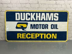 Duckhams Motor Oil Reception Aluminium Sign