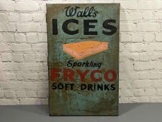 Walls Ice Cream Metal Made Sign