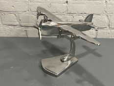 Model Aeroplane Aluminium Desk Display