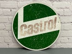 Castrol Aluminium Circular Sign
