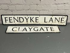 Two Street Signs
