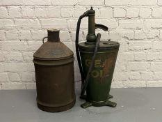 Gear Oil Forecourt Pump and Early Castrol Oil Drum (2)