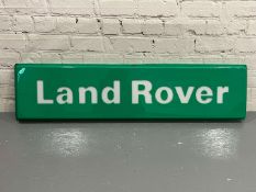 Land Rover Plastic Dealership Sign