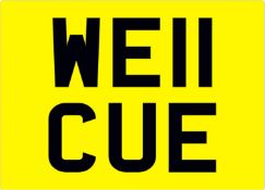 &nbsp;WE11 CUE Registration Number&nbsp;