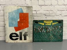 Elf Oils Sign and LF Brenner Ltd Key Board