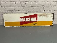 Marshall Tyres Metal Sign