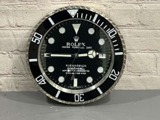 Rolex Submariner Modern Metal Wall Clock&nbsp;