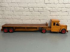Wooden Scratch Built Lorry and Trailer