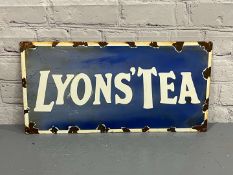 Lyons Tea Enamel Sign